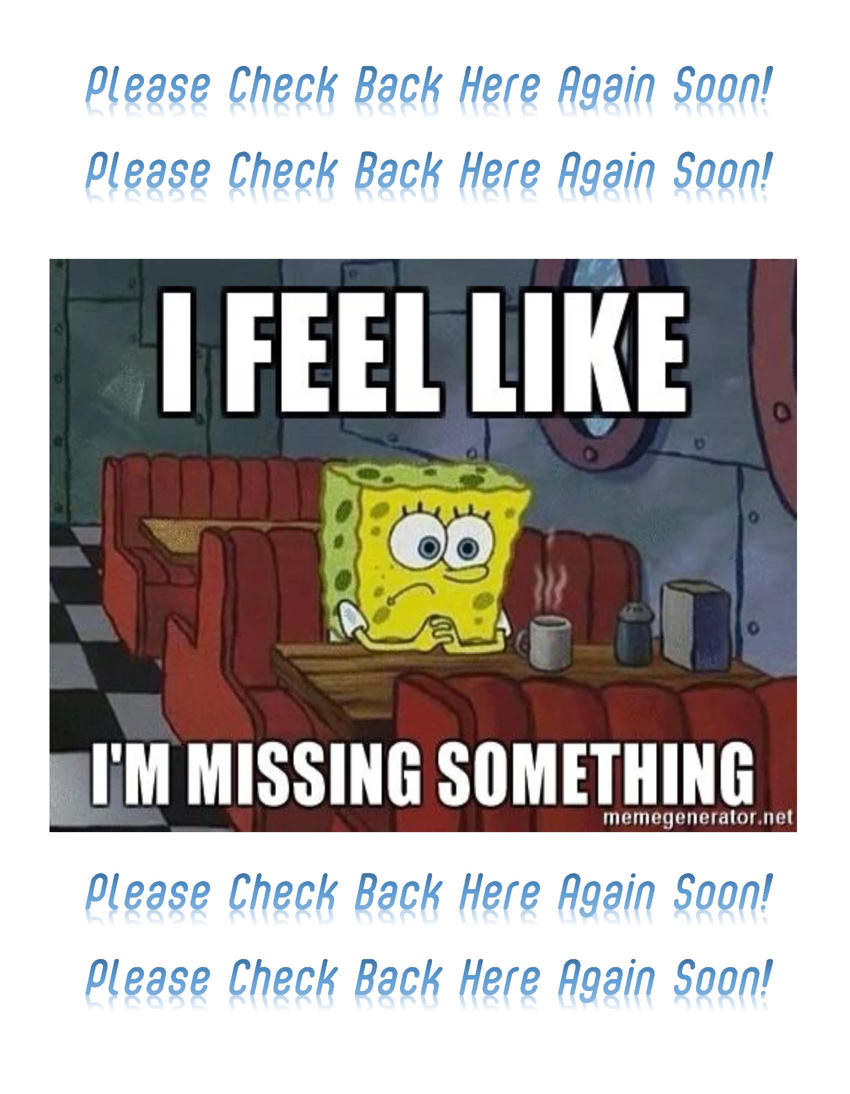 Somethings Missing