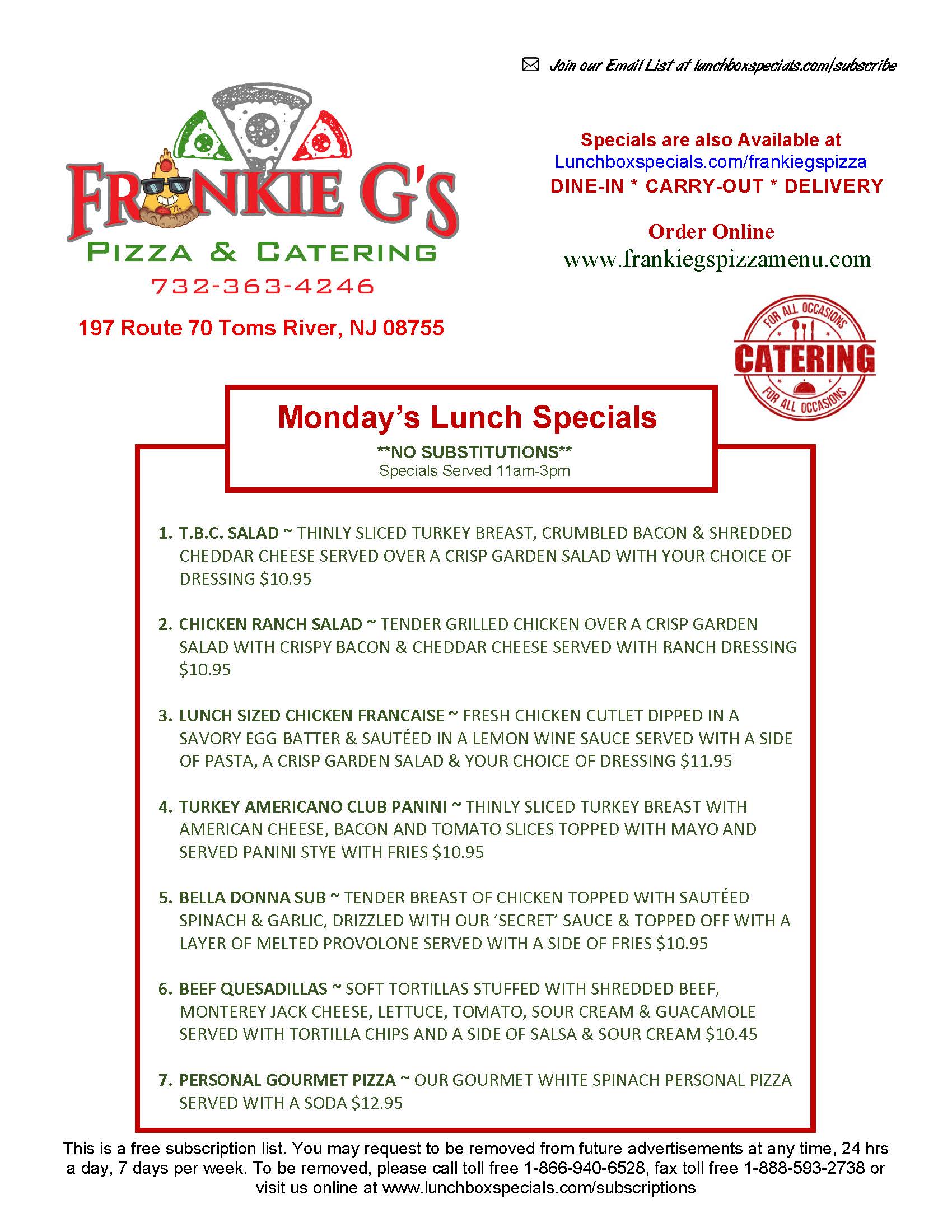 Frankie G's 042026